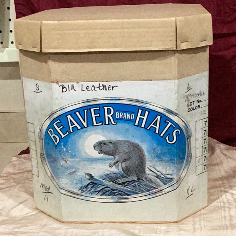 Beaver Brand Hats Box